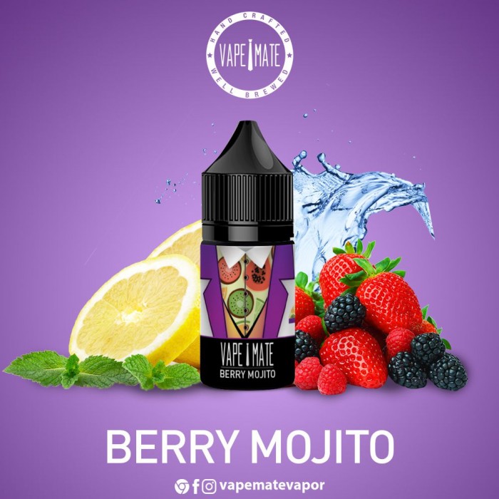 Vape Mate Berry Mojito 30 ML Salt Likit