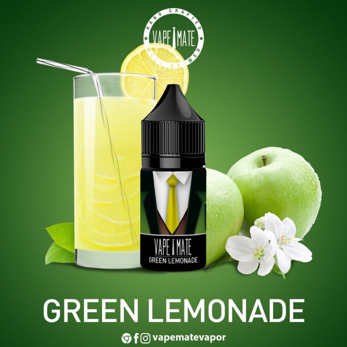 Vape Mate Green Lemonade 30 ML Salt Likit